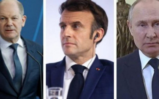 Шольц и Макрон поговорили с Путиным: появились подробности