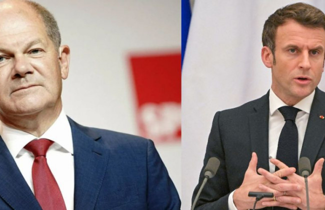 Макрон и Шольц призвали Путина отпустить всех пленных защитников «Азовстали»