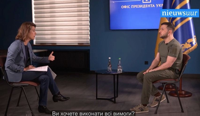 «А вы жили в Украине?»: Зеленский жестко ответил голландской журналистке на ее утверждение о коррупции