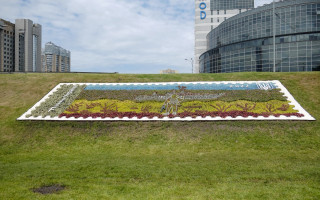 В Києві створили понад 30 патріотичних квітників