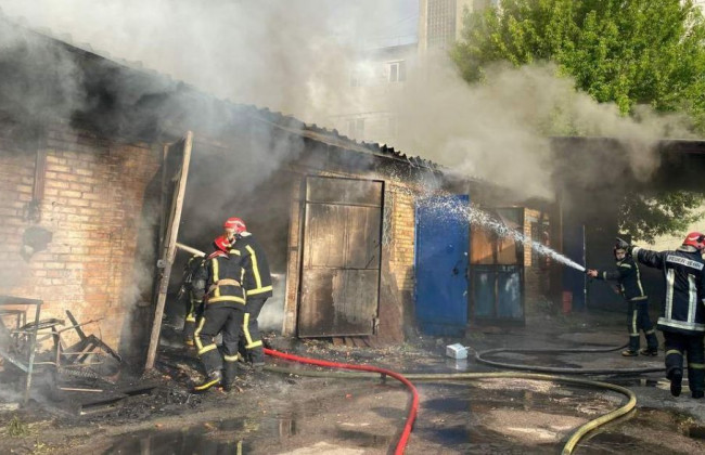 В Соломенском районе Киева произошел пожар: подробности