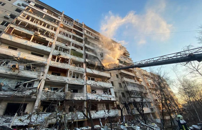 У Києві розпочали реконструкцію будинків, які постраждали від обстрілів