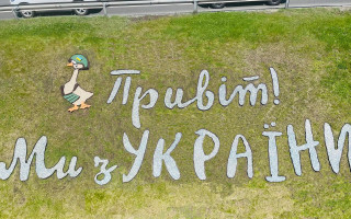 У Києві з’явилось панно на честь гусей, що збили літак окупантів: фото