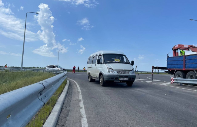 Открыто движение автомобилей по новому участку дороги Киев — Днепр