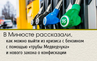 В Минюсте рассказали, как можно выйти из кризиса с бензином с помощью «трубы Медведчука» и нового закона о конфискации