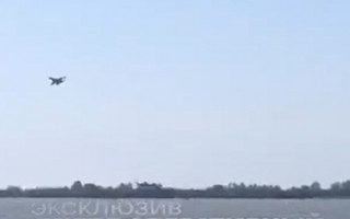 Опубликовано видео воздушного боя в Одесской области