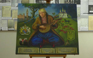 В Чернигове Бориса Джонсона посвятили в козаки