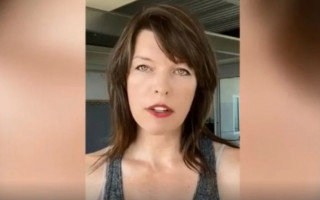 Милла Йовович записала эмоциональное видео для украинцев
