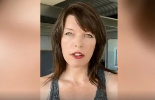 Милла Йовович записала эмоциональное видео для украинцев