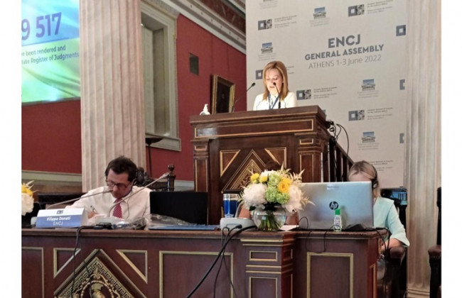 Оксана Блажівська представила Україну на Генеральній Асамблеї Європейської мережі рад юстиції: основні тези виступу