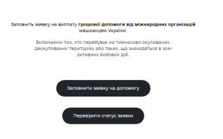 Як українцям перевірити статус заявки на виплату грошової допомоги від міжнародних організацій