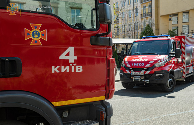 В Киеве на Шота Руставели в ресторане случился пожар, фото