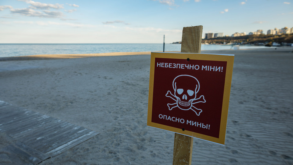 На пляже в Одесской области мужчина подорвался на мине