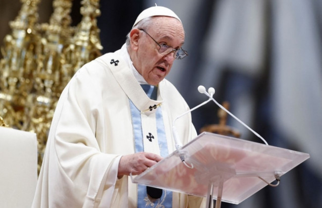 Папа Римский признал, что Украине необходимо летальное оружие