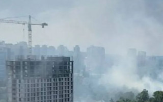 В Киеве вспыхнул мощный пожар: появились фото