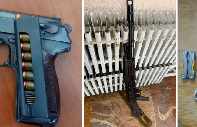 Понад тисячу одиниць вогнепальної зброї українці намагались пронести до судів за час війни, фото