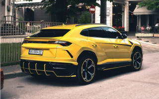 В Украине заметили уникальный Lamborghini Urus
