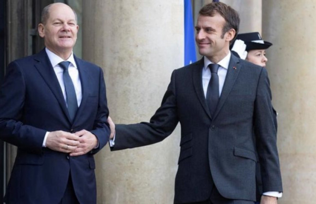 Макрон, Шольц и Драги прибыли в Киев: появилось видео