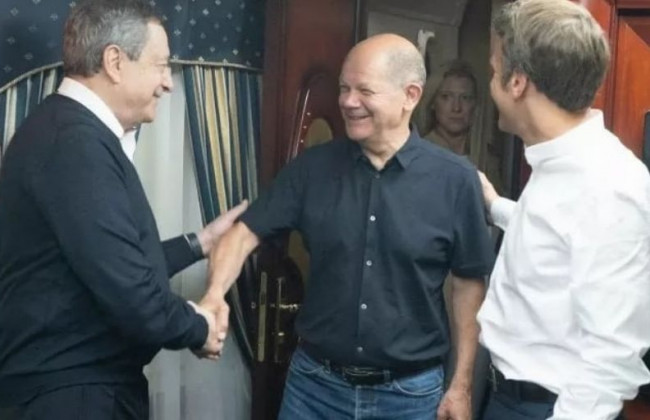 В Укрзализныце подтвердили приезд Шольца, Макрона и Драги