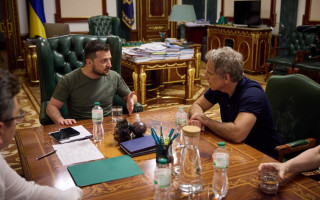 Голлівудський актор Бен Стіллер зустрівся із Зеленським, відео