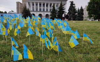 В Києві вшанували пам’ять загиблих бійців «Азову»: фото