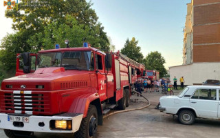 Под Киевом вспыхнул пожар