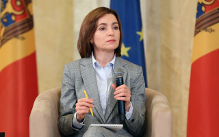 Президент Молдовы прибыла в Киев с рабочим визитом