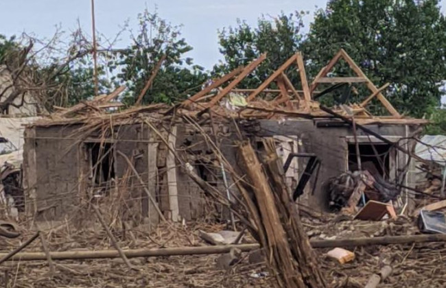 Ракетный удар под Одессой: 65 домов не пригодны для жизни, фото