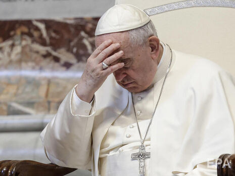 Папа Римский отреагировал на удар по Кременчугу: «Молюсь о том, чтобы эта безумная война поскорее закончилась»