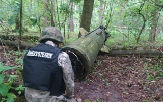 На Київщині знайшли уламки ворожої ракети