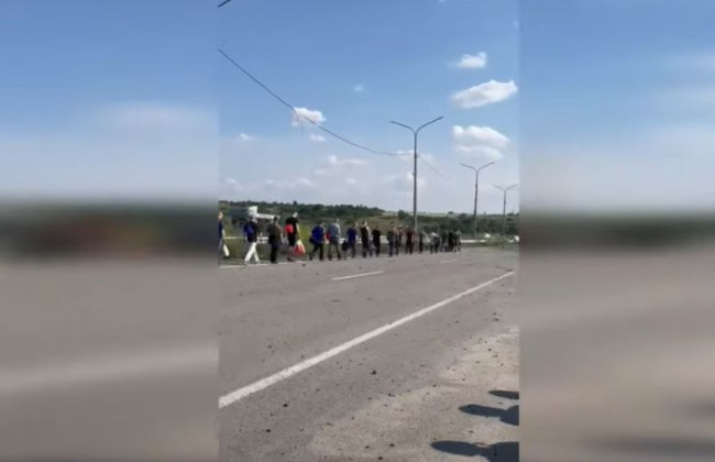 Опубликовали видео возвращения защитников «Азовстали» из плена