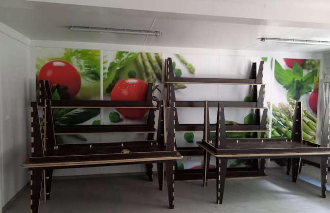 У Київській області встановлюють ще одне модульне містечко, фото