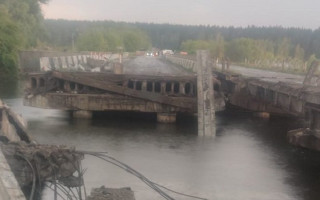 Зруйнований міст на Київщині планують відновити протягом трьох тижнів