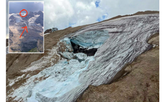 В итальянских Альпах обрушился ледник: есть информация о 6 погибших, видео