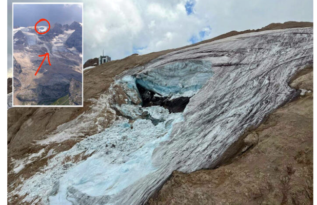 В итальянских Альпах обрушился ледник: есть информация о 6 погибших, видео