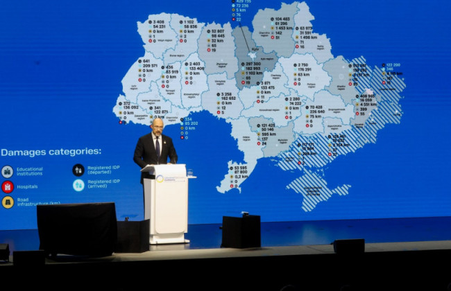 Конференція з питань відновлення України: Шмигаль роз’яснив деталі післявоєнного відновлення країни