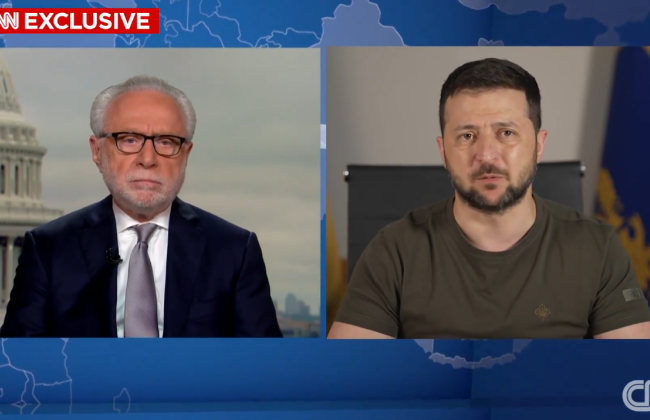 «Українці не готові віддати свою землю»,  – Зеленський для CNN