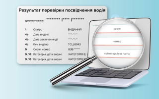 Відновлено роботу онлайн-сервісу перевірки посвідчення водія