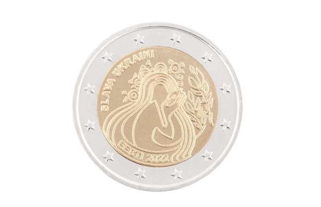 В Євросоюзі запустили в обіг монети 2 євро з написом «Слава Україні»: фото