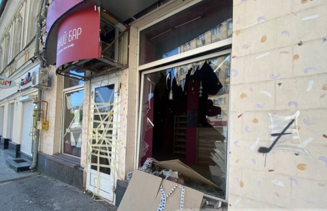 По Харькову нанесен ракетный удар: фото последствий взрывной волны