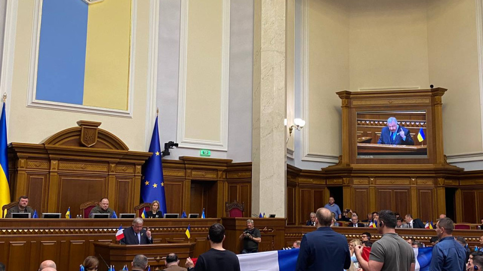 У Верховній Раді виступив Голова Сенату Французької республіки Жерар Ларше