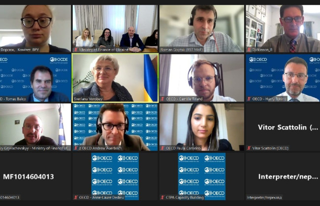 Експерти ОЕСР долучаться до доопрацювання проекту Плану відновлення України по питаннях, які вже включені до документу