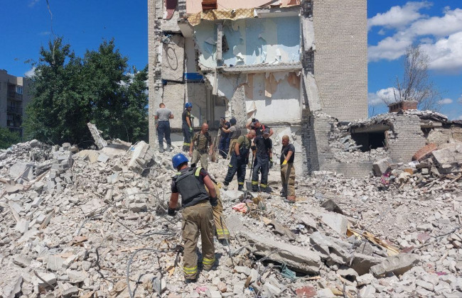 Ракетний удар по Часовому Яру: кількість жертв збільшилася до 43