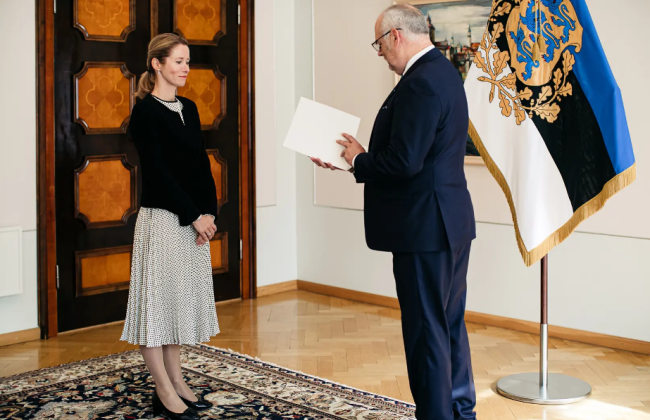 Премьер-министр Эстонии Кая Каллас официально объявила об отставке