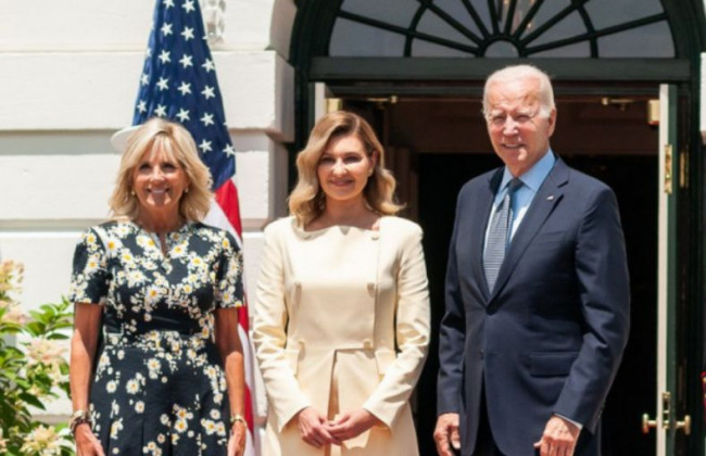 Олена Зеленська зустрілася з Байденами у Вашингтоні, фото