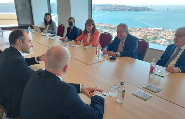 Українська делегація прибула до Стамбула на переговори про «зерновий коридор»