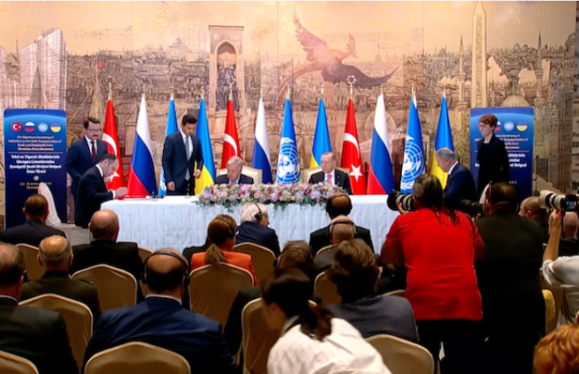 Опубліковано документ про «зерновий коридор»