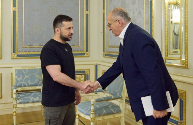 Зеленский встретился с действующим главой ОБСЕ, министром иностранных дел Польши, фото