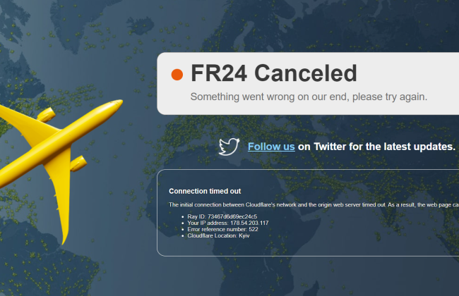 Flightradar показав, що літак Ненсі Пелосі повернув у бік Тайваню та «ліг» через кількість відвідувачів