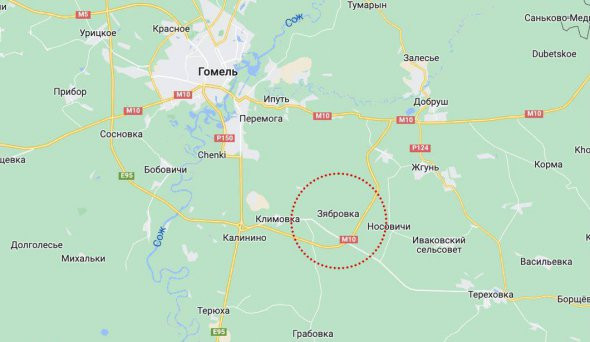 Появилось видео взрыва в районе белорусского аэродрома «Зябровка», где находилась российская техника